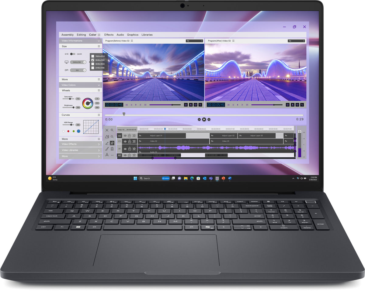 DELL Pro Max 16 MC16250 Intel Core Ultra 7 265H Mobile workstation 40.6 cm (16") Full HD+ 16 GB DDR5-SDRAM 512 GB SSD Wi-Fi 7 (802.11be) Windows 11 Pro English Black