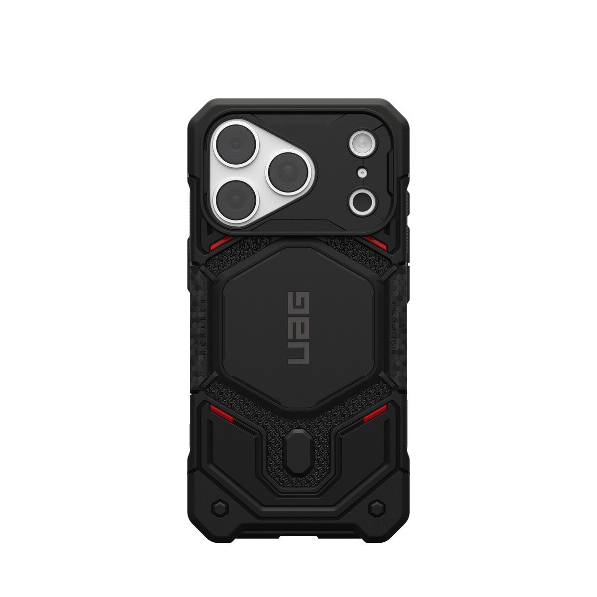 Urban Armor Gear Monarch Pro Kevlar mobile phone case 16 cm (6.3") Cover Black