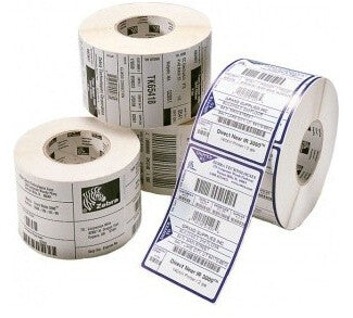 Zebra Z-Peform 1000D White Permanent Adhesive
