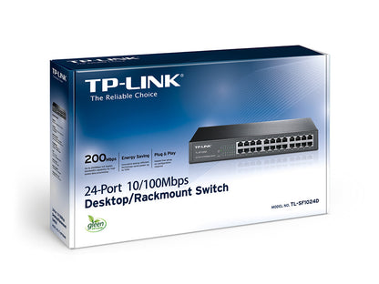 TP-Link 24-port 10/100Mbps Desktop/Rackmount Network Switch