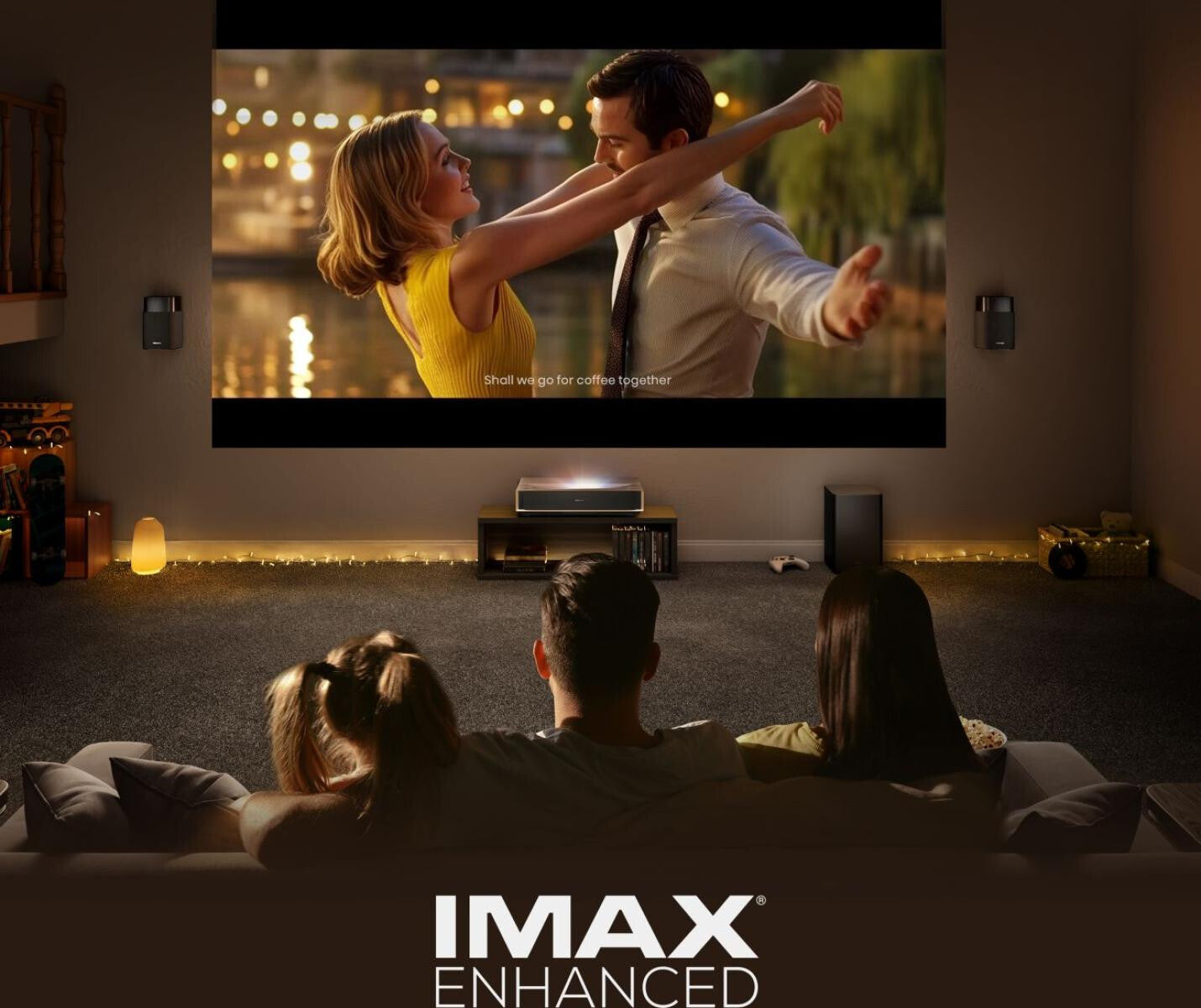 Hisense PT1 Ultra short throw projector UHD 4K (3840x2160) 3D Black