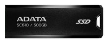 ADATA SC610 500 GB USB Type-A 3.2 Gen 2 (3.1 Gen 2) Black