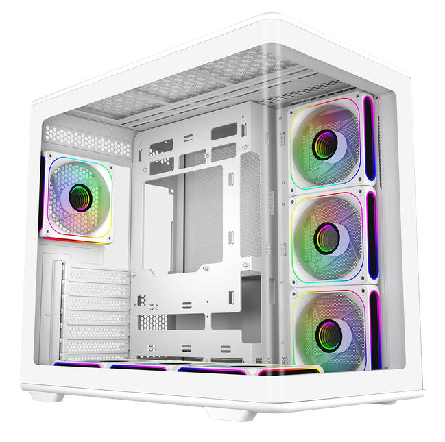 Cooler Master Elite 600 Midi Tower Transparent, White