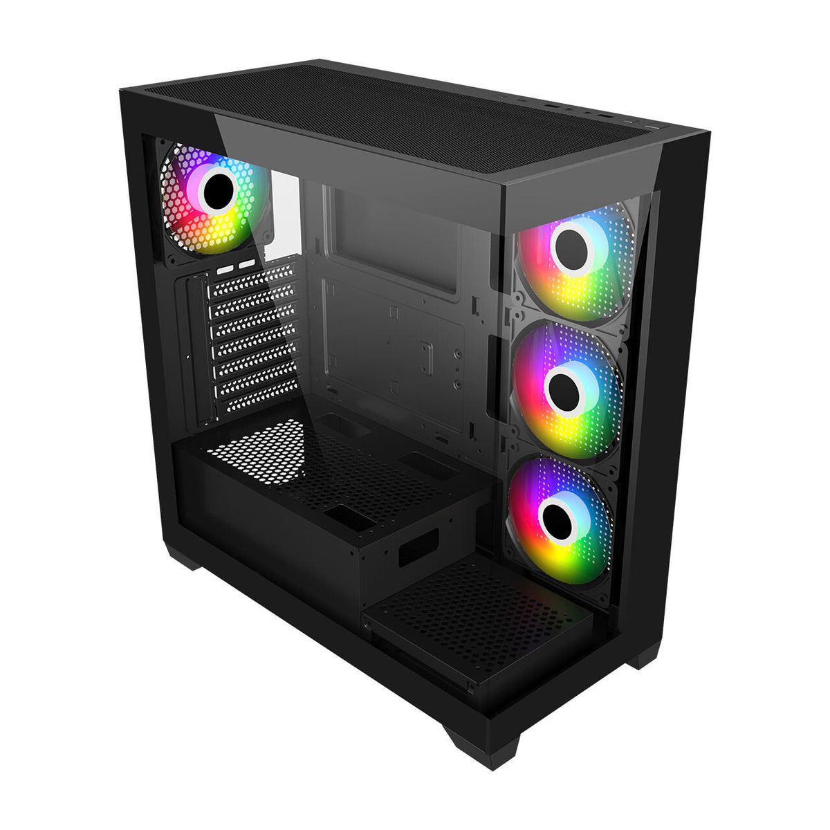 FSP M340-BA Case Midi Tower mITX, mATX, ATX Black ARGB