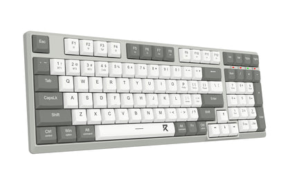 REDRAGON BK-7111 keyboard RF Wireless + Bluetooth Grey, White