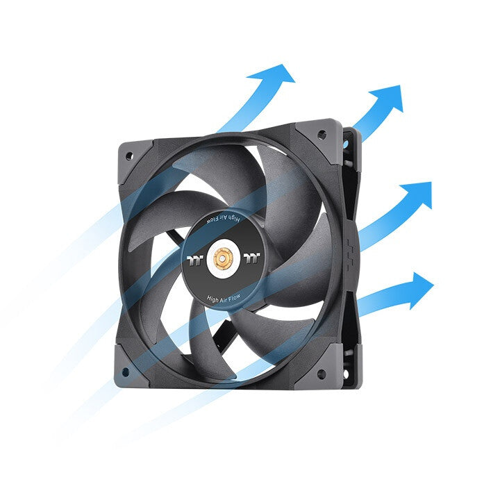 Thermaltake SWAFAN GT12 Computer case Air cooler 12 cm Black 3 pc(s)
