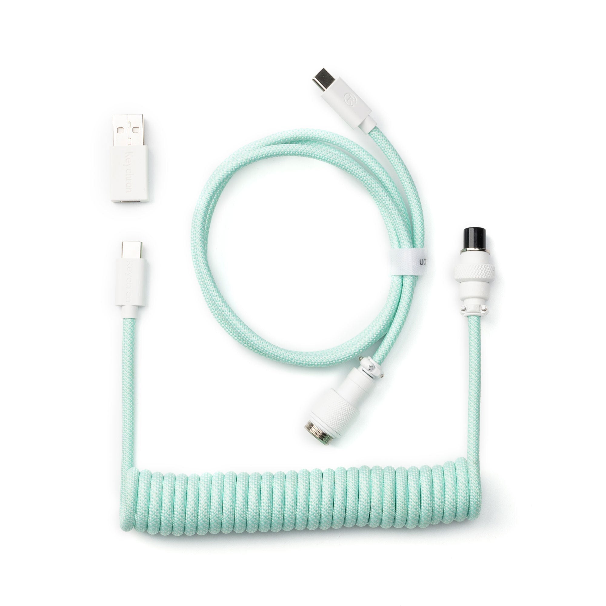 Keychron CAB-18 USB cable 1.36 m USB C Mint colour