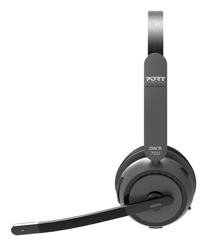 Port Designs 912003 headphones/headset Wired & Wireless Head-band Office/Call center Bluetooth Charging stand Black