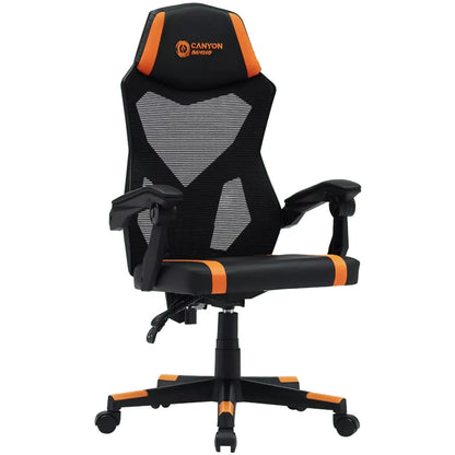 Canyon Flow MCH01 Gaming armchair Hard seat Black, Orange