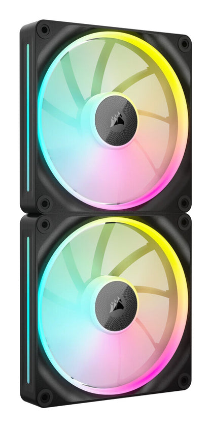 Corsair CO-9051028-WW computer cooling system Computer case Fan 14 cm Black 2 pc(s)