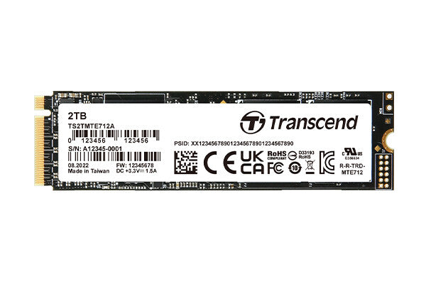 Transcend PCIe M.2 SSDs 512 GB PCI Express 4.0 NVMe 3D NAND