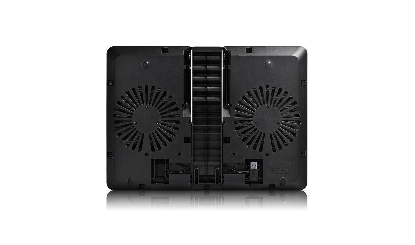 DeepCool U PAL laptop cooling pad 39.6 cm (15.6") 1000 RPM Black