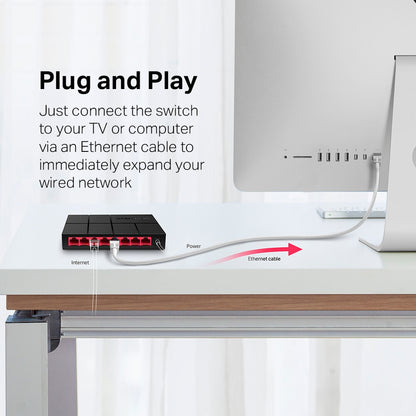 Mercusys 8-Port 10/100/1,000 Mbps Desktop Switch