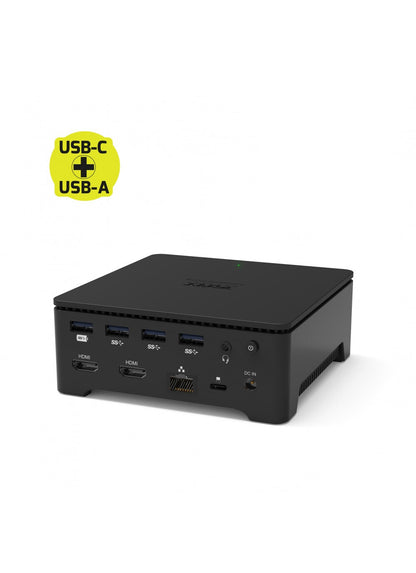Port Designs 901908-W-EU laptop dock/port replicator Wired USB 3.2 Gen 1 (3.1 Gen 1) Type-A Black