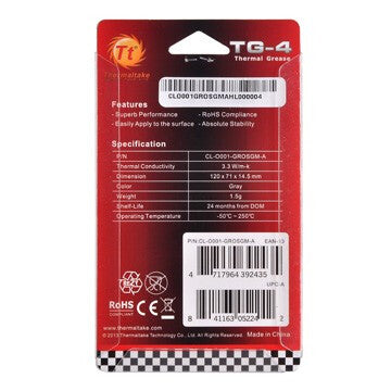 Thermaltake TG-4 heat sink compound 3.3 W/m·K 1.5 g