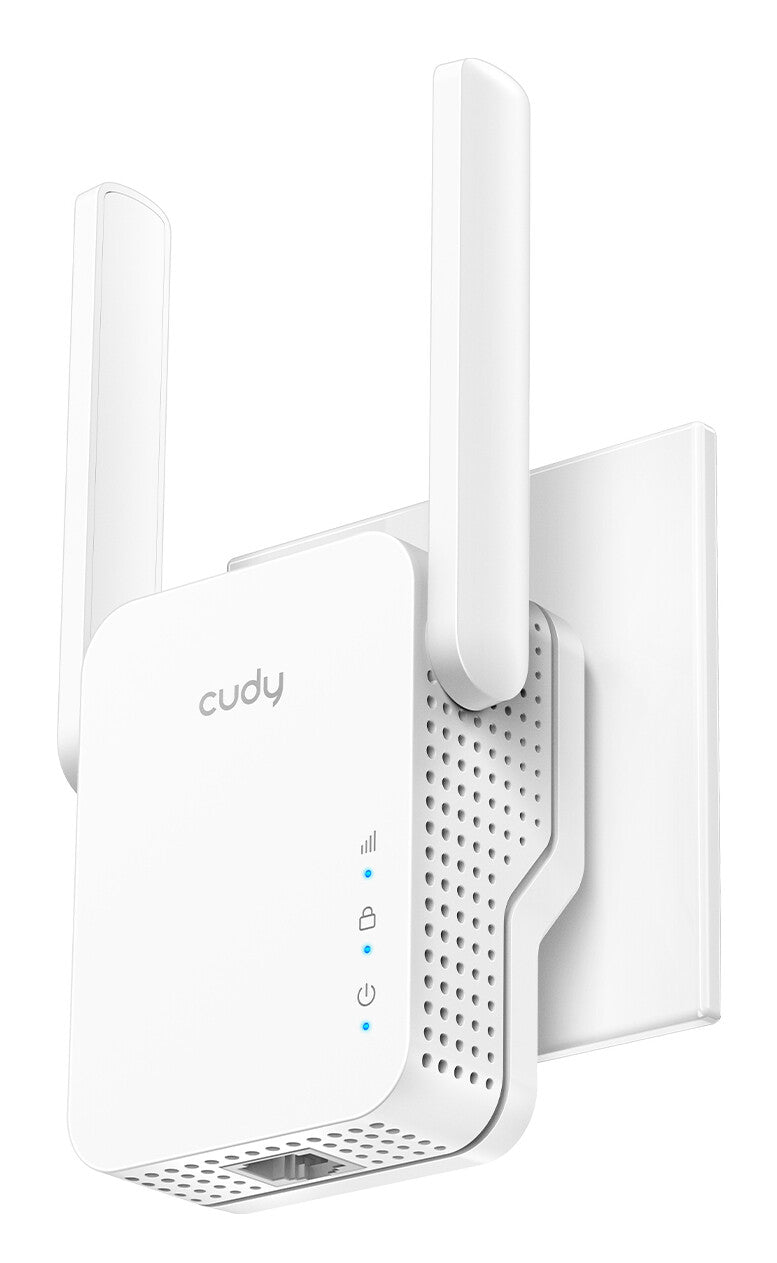 Cudy RE1200 network extender Network repeater White 10, 100 Mbit/s