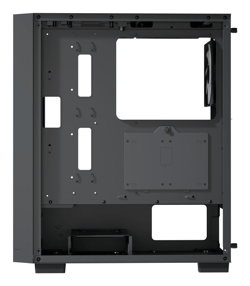 Aerocool B509A Flow ARGB Midi Tower Black