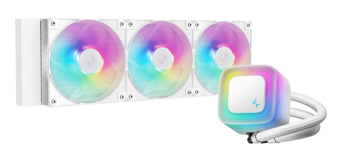 DeepCool LE360 WH V2 Processor All-in-one liquid cooler 12 cm White 1 pc(s)