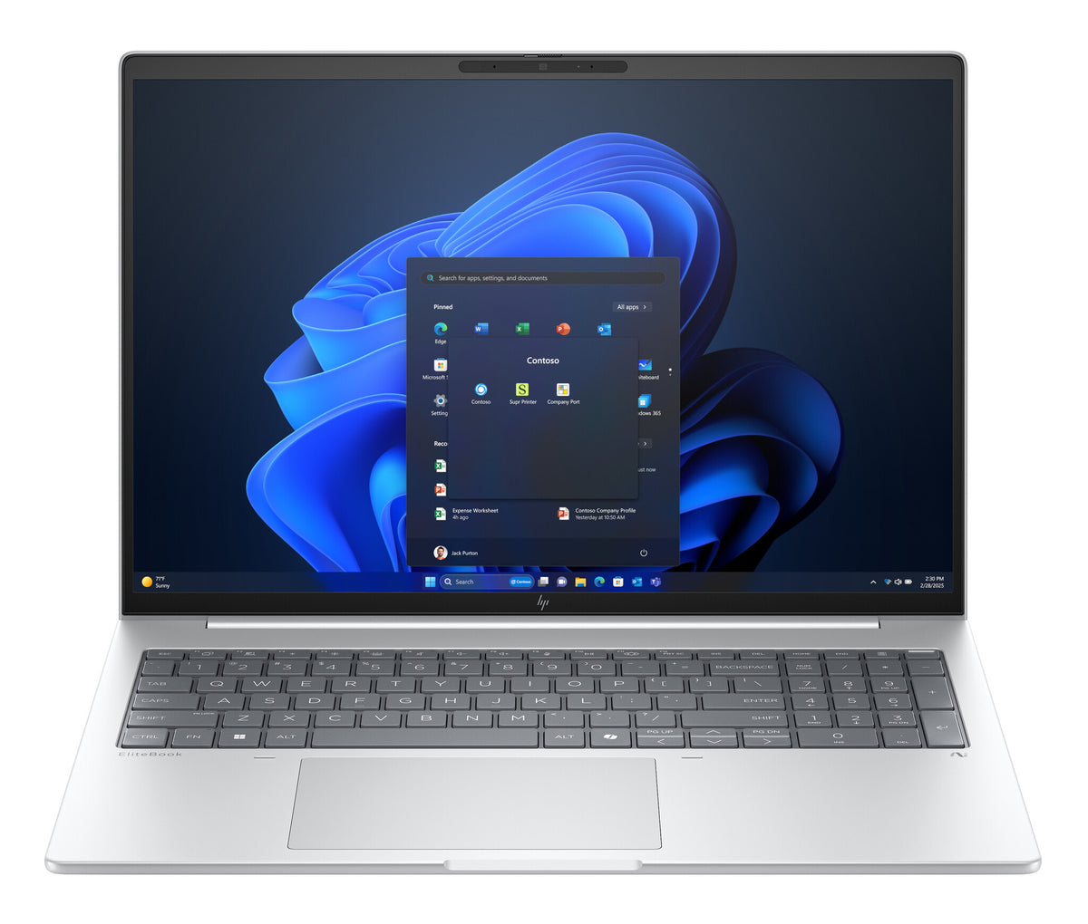 HP EliteBook 8 G1i 16 Next Gen AI Core U7-258V 32GB 2TB Win 11 Pro Notebook