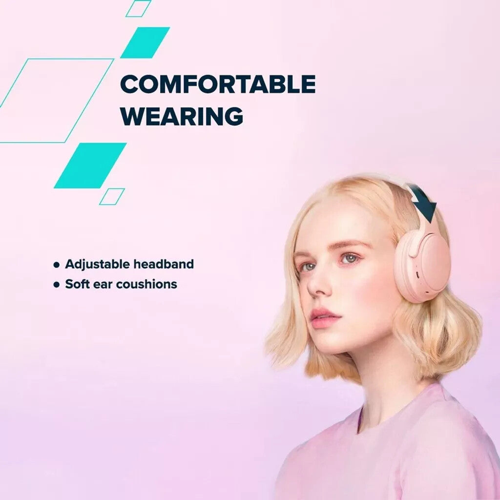 Canyon OnRiff 4 Headset Wireless Head-band Calls/Music/Sport/Everyday USB Type-C Bluetooth Pink