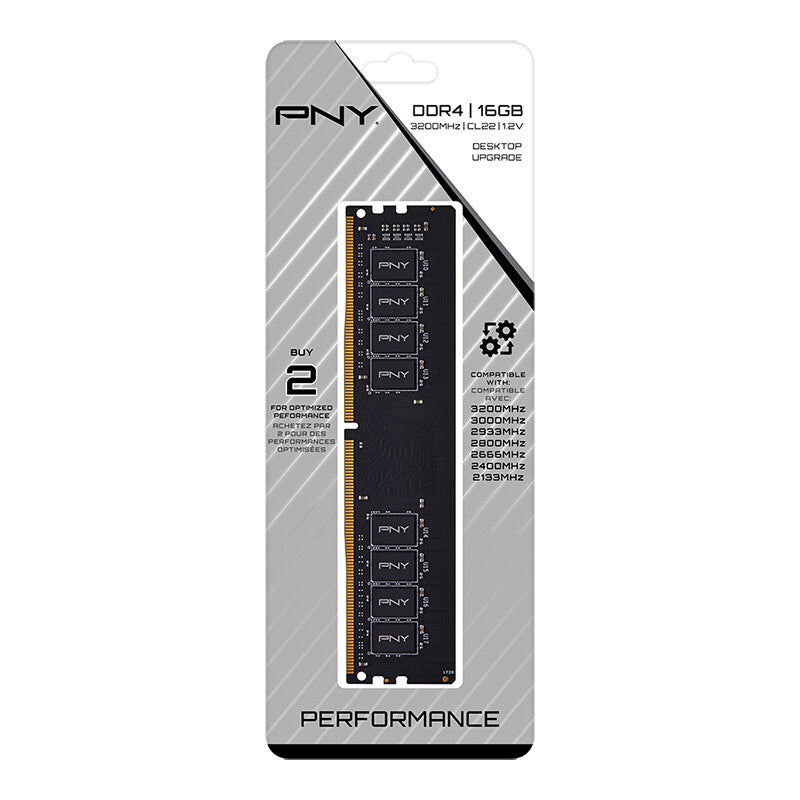 PNY MD16GSD43200-TB memory module 16 GB 1 x 16 GB DDR4 288-pin DIMM