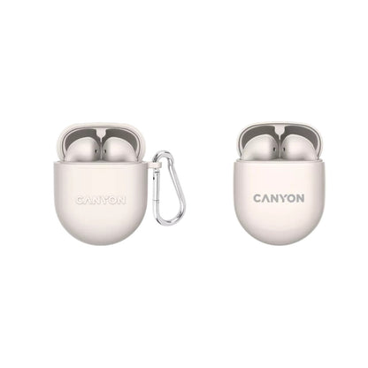 Canyon CNS-TWS6BE headphones/headset True Wireless Stereo (TWS) Head-band Calls/Music/Sport/Everyday Bluetooth White