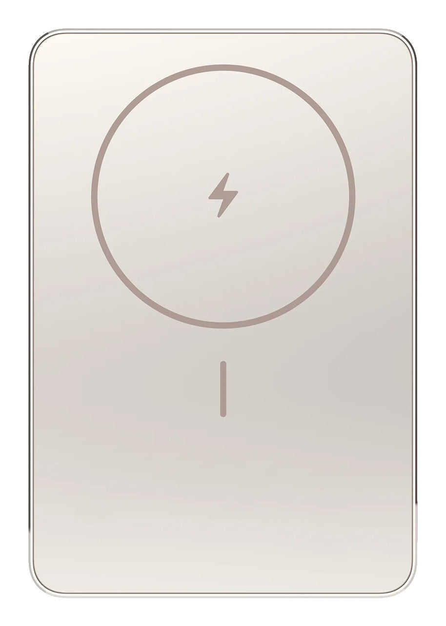 Xiaomi Super Slim Magnetic Power Bank 5000 Lithium-Ion (Li-Ion) 5000 mAh Wireless charging Sand