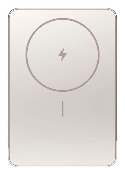 Xiaomi Super Slim Magnetic Power Bank 5000 Lithium-Ion (Li-Ion) 5000 mAh Wireless charging Sand