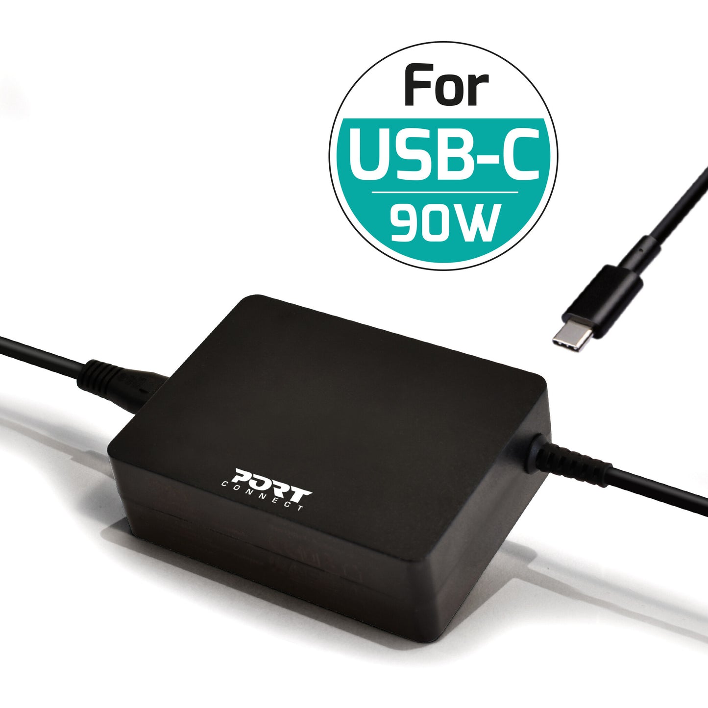 Port Designs 900098 power adapter/inverter Indoor 90 W Black