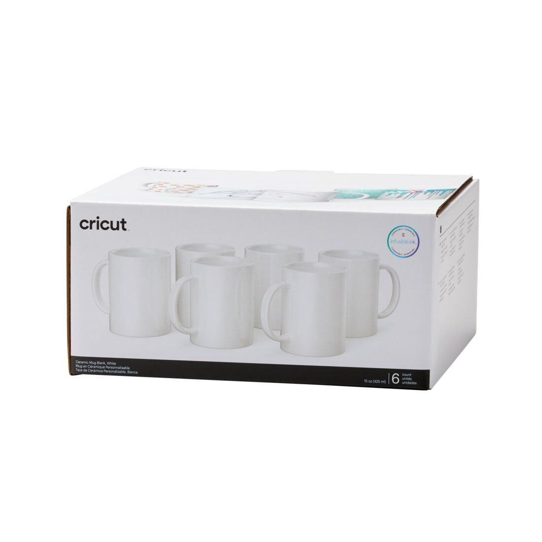 Cricut Blank cup White Universal 6 pc(s)