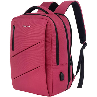 Canyon CNS-BPE5BD1 laptop case 39.6 cm (15.6") Backpack Red
