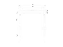 Equip 32"-55" Fixed TV Wall Mount Bracket