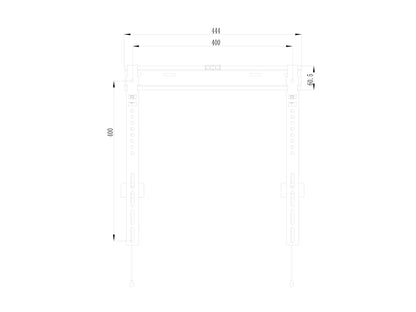 Equip 32"-55" Fixed TV Wall Mount Bracket