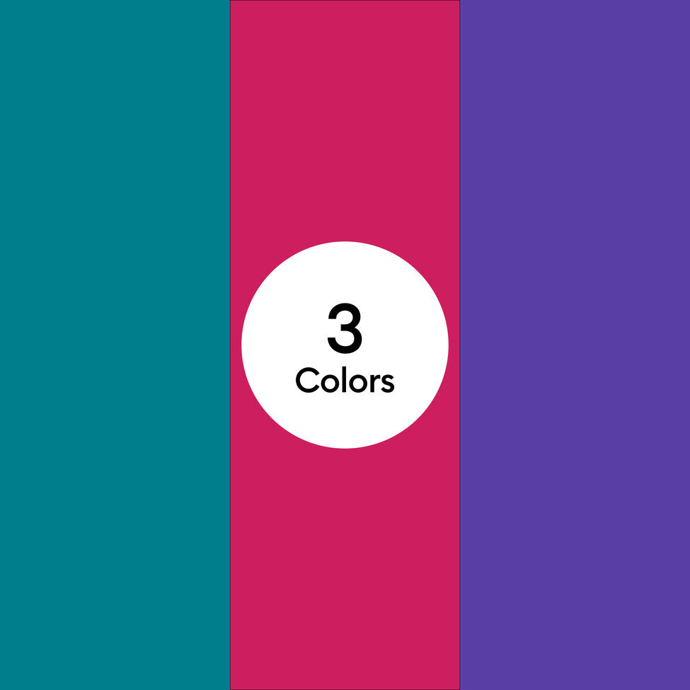 Cricut 2011367 self-adhesive vinyl Permanent Aqua colour, Pink, Purple Matte