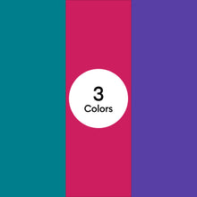 Cricut 2011367 self-adhesive vinyl Permanent Aqua colour, Pink, Purple Matte