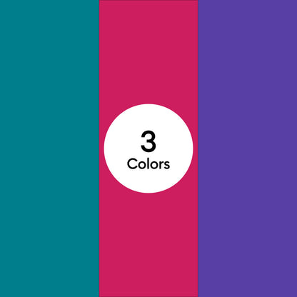 Cricut 2011367 self-adhesive vinyl Permanent Aqua colour, Pink, Purple Matte