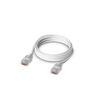 Ubiquiti UACC-Cable-Patch-EL-2M-W networking cable Translucent, White Cat6