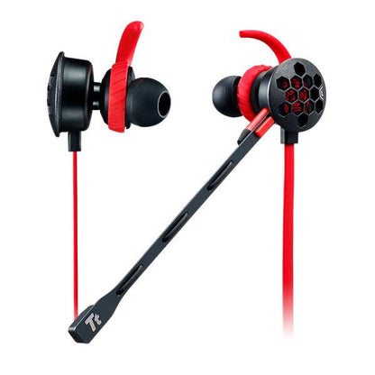 Tt eSPORTS ISURUS PRO Headset Wired In-ear Gaming Black, Red