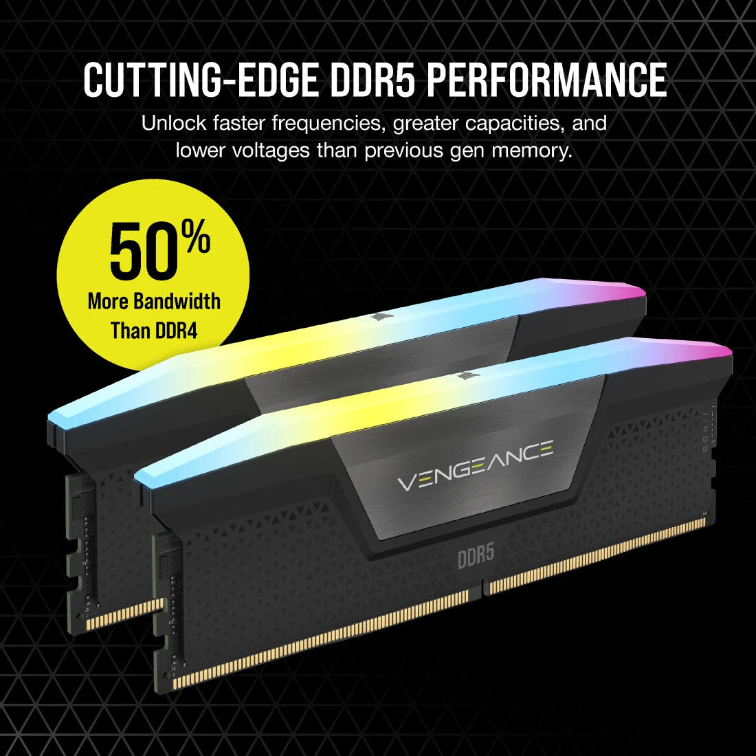 Corsair Vengeance RGB CMH8GX5M1B5200C40 memory module 8 GB 1 x 8 GB DDR5 5200 MT/s 288-pin DIMM
