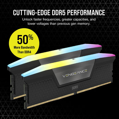 Corsair Vengeance RGB CMH8GX5M1B5200C40 memory module 8 GB 1 x 8 GB DDR5 5200 MT/s 288-pin DIMM