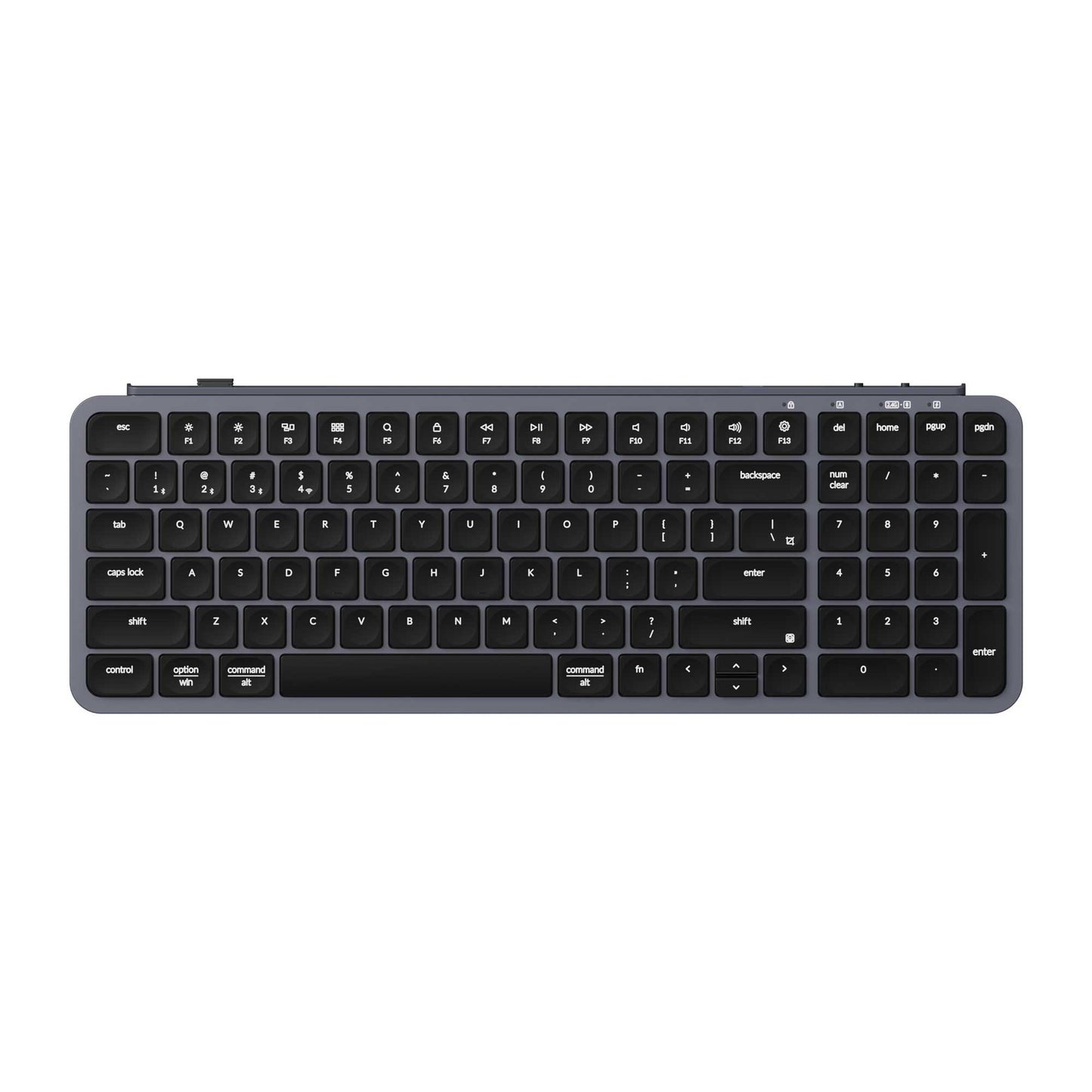 Keychron B2 Pro keyboard Universal Bluetooth QWERTY English Grey