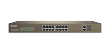 Tenda TEF1218P-16-250W network switch Managed L2 Fast Ethernet (10/100) Power over Ethernet (PoE) Grey
