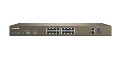 Tenda TEF1218P-16-250W network switch Managed L2 Fast Ethernet (10/100) Power over Ethernet (PoE) Grey