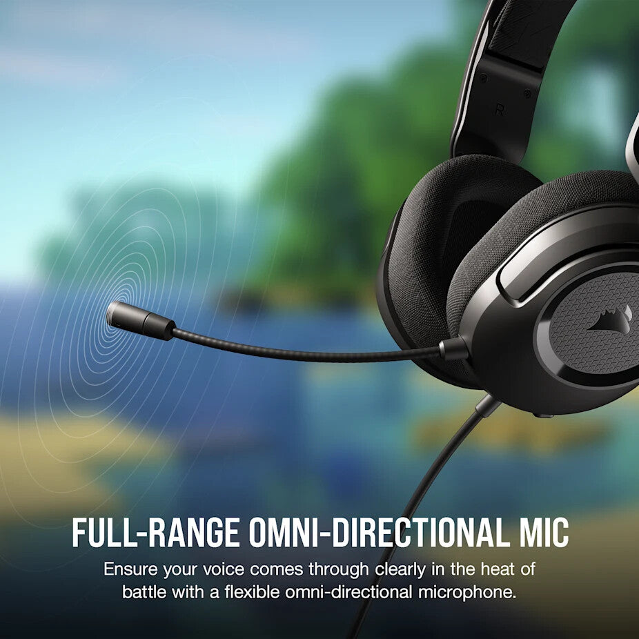 Corsair HS35 SURROUND v2 Multiplatform Gaming Headset Wired Head-band Carbon