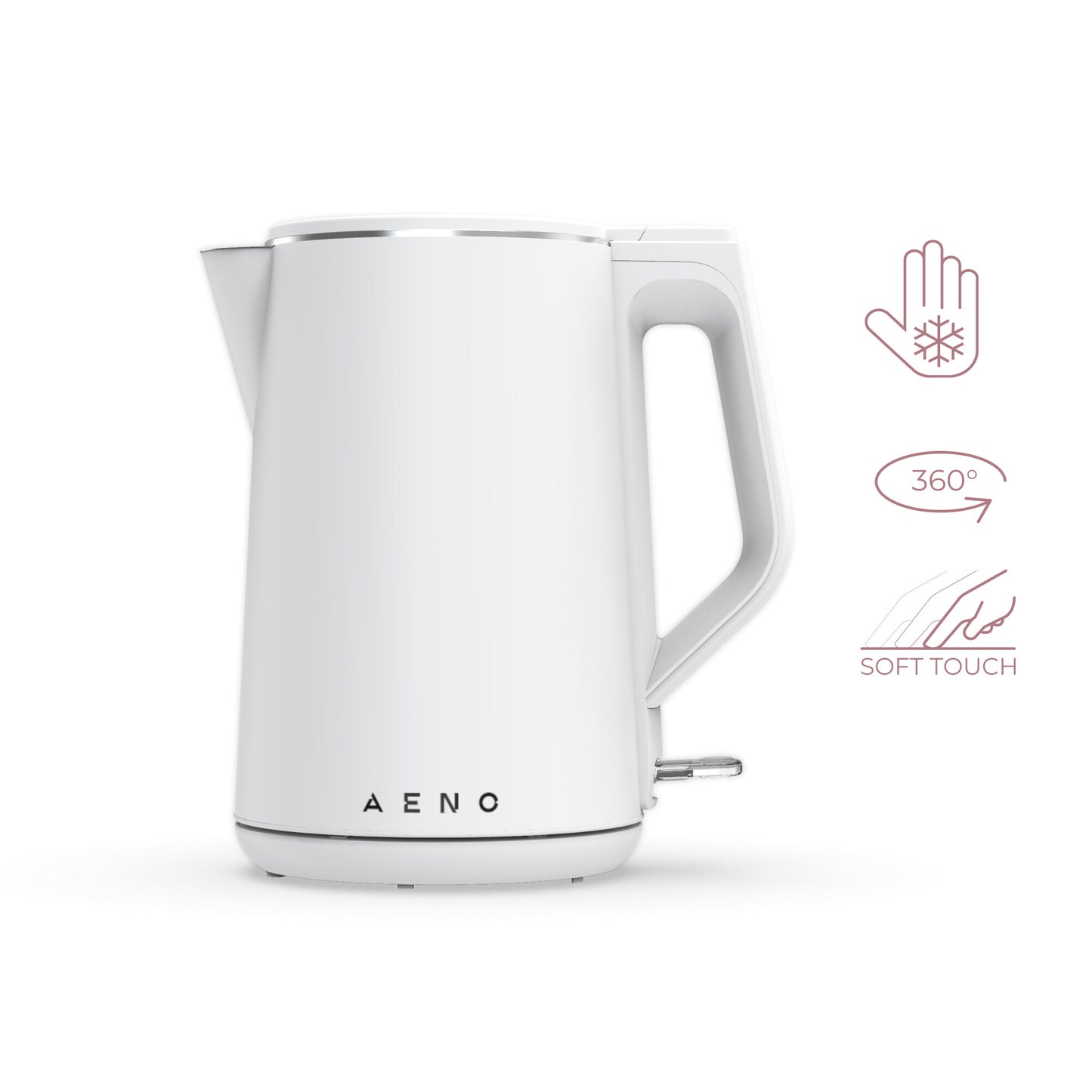 AENO EK2 electric kettle 1.5 L 2200 W White