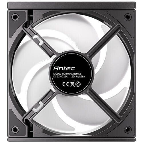 Antec 0-761345-40048-0 computer cooling system Computer case Fan 12 cm Black 3 pc(s)