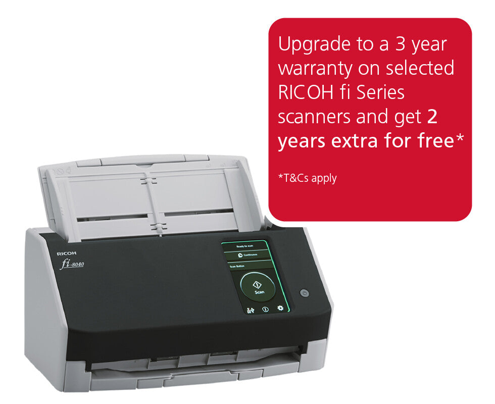 Ricoh fi-8040 ADF + Manual feed scanner 600 x 600 DPI A4 Black, Grey