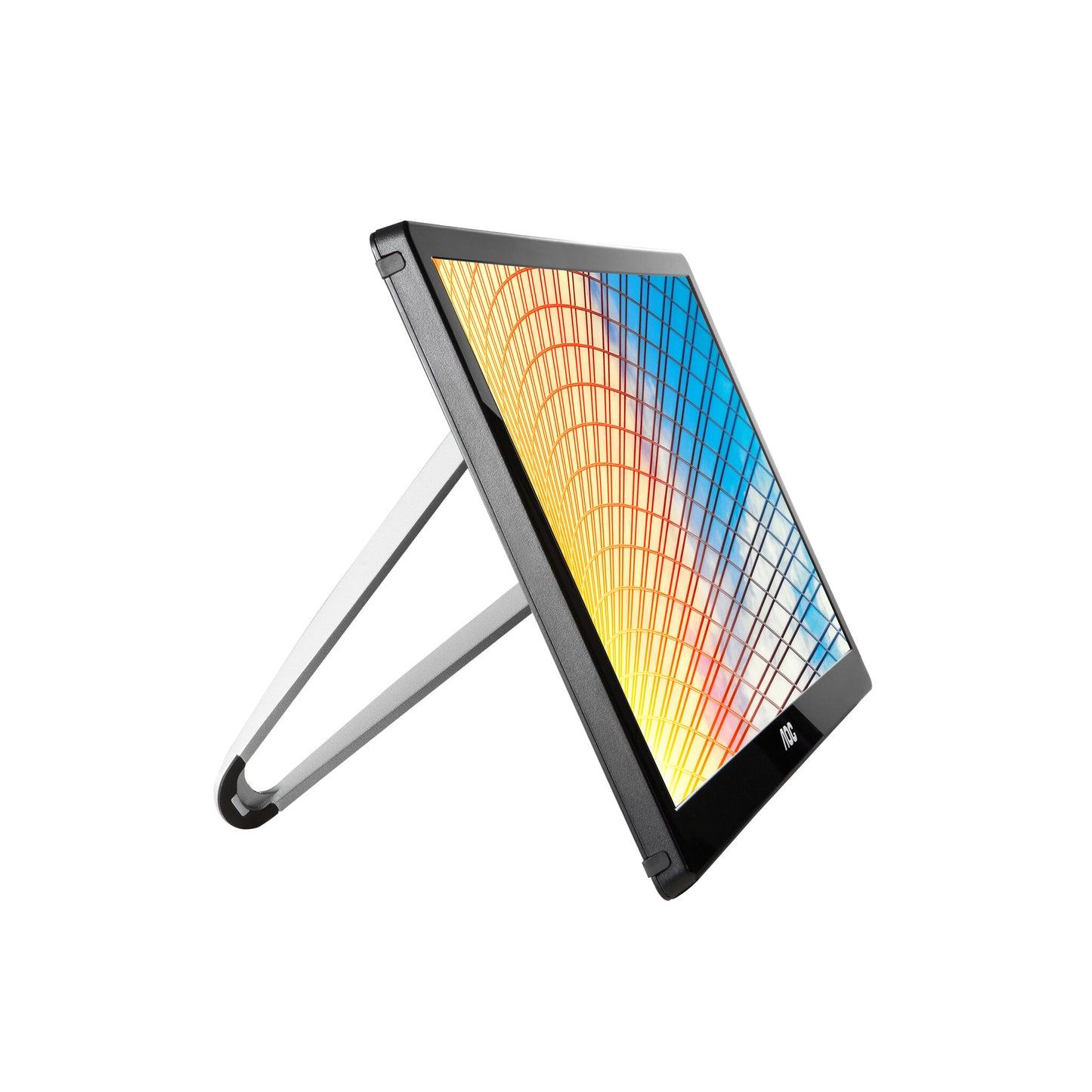 AOC E1659FWU portable TV/monitor Black 39.6 cm (15.6") 1366 x 768 pixels