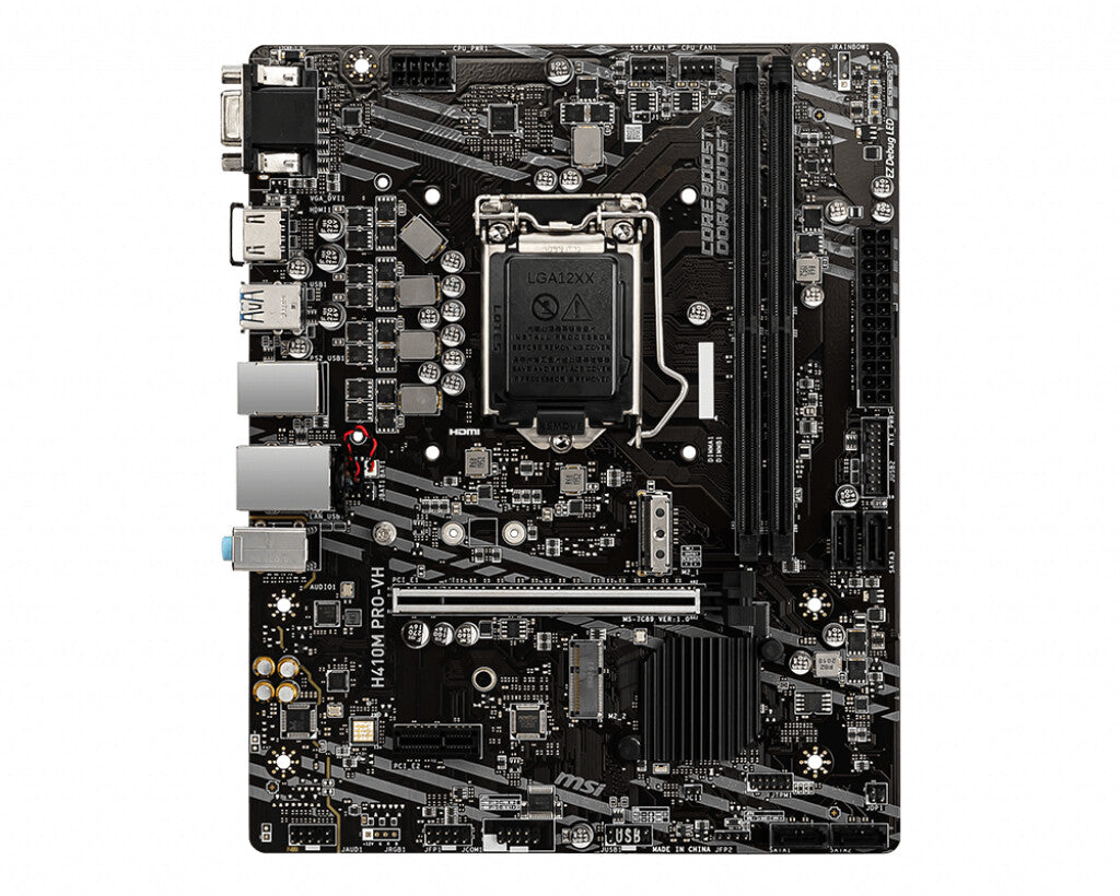 MSI H410M PRO-VH motherboard Intel H410 LGA 1200 (Socket H5) micro ATX