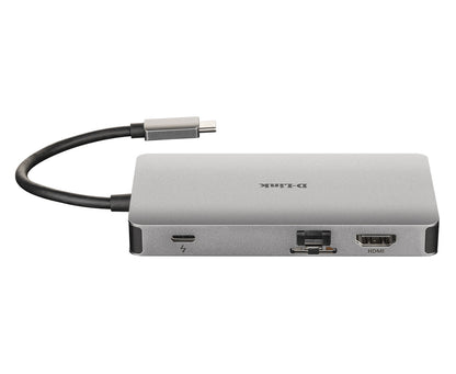 D-Link DUB-M910 laptop dock/port replicator Wired USB 3.2 Gen 1 (3.1 Gen 1) Type-C Grey